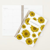 Zonnebloemen, geel planner (Display)