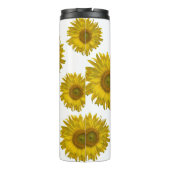 Zonnebloemen, geel thermosbeker (Achterkant)