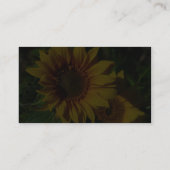 Zonnebloemen Geel Visitekaartje (Achterkant)