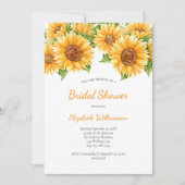 Zonnebloemen Geel Vrijgezellenfeest Kaart (Voorkant)