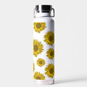 Zonnebloemen, geel waterfles (Achterkant)
