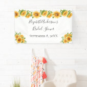 Zonnebloemen Gele Bloem Bruidsbruiloft  Spandoek (Insitu)
