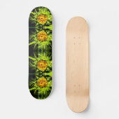 Zonnebloemen, gele bloemen skateboard (Voorkant)