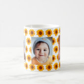 Zonnebloemen gele foto kinderen koffiemok (Center)