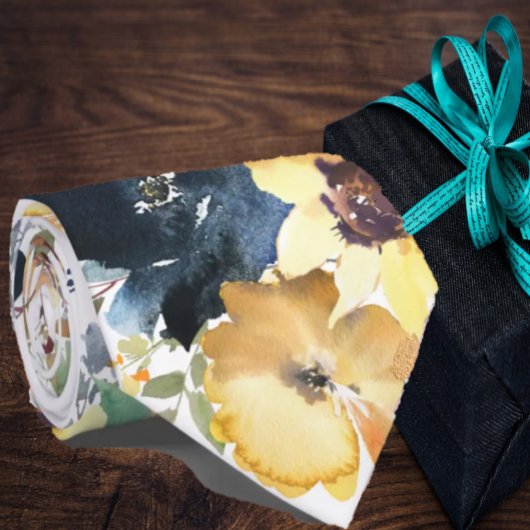 Zonnebloemen Gele marineblauw Bloem Stropdas