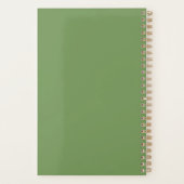 Zonnebloemen Gele moeder van de bruidbruidbruinpla Planner (Achterkant)