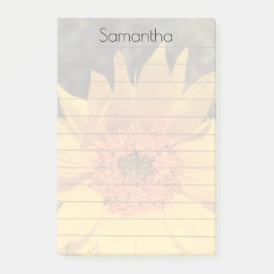 Zonnebloemen, gepersonaliseerd Post-it® notes 4 x