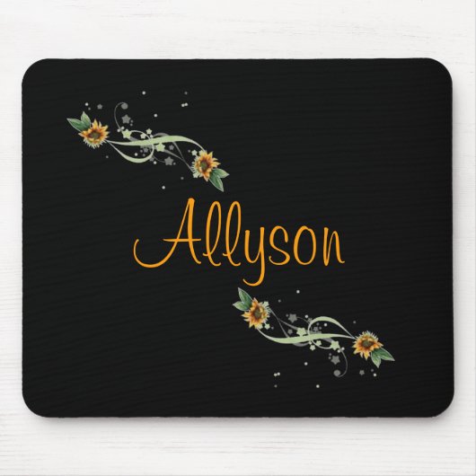 Zonnebloemen - Gepersonaliseerde Mousepad Muismat (Voorkant)