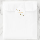 Zonnebloemen Gepersonaliseerde Stickers (Tas)