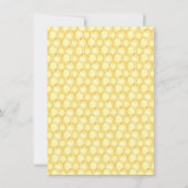 Zonnebloemen, gezoet als Baby shower-uitnodiging Kaart (Achterkant)