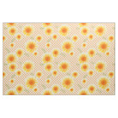 Zonnebloemen Gingham Stof (Fat Quarter)