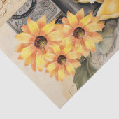 Zonnebloemen & Girly Dreams Collage Tissue Paper Tissuepapier (Detail)