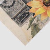 Zonnebloemen & Girly Dreams Collage Tissue Paper Tissuepapier (Detail)