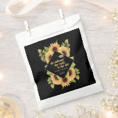 Zonnebloemen Glitter Afstudeerhoed Bedankzakje (Geknipt)