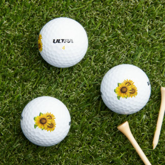 Zonnebloemen Golfballen