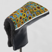 Zonnebloemen Golfheadcover (3/4 voorkant)