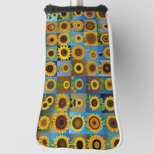 Zonnebloemen Golfheadcover (Draai 90)