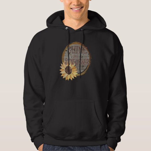 Zonnebloemen Grafische zomertijd Casual 5 Hoodie (Voorkant)