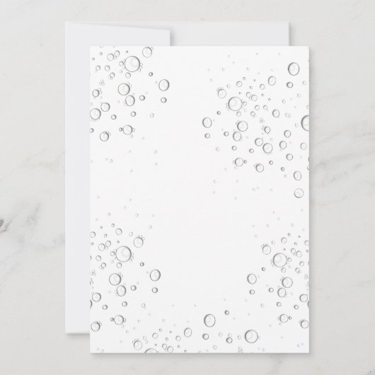 Zonnebloemen groen gejuich bubbels verjaardag kaart (Achterkant)