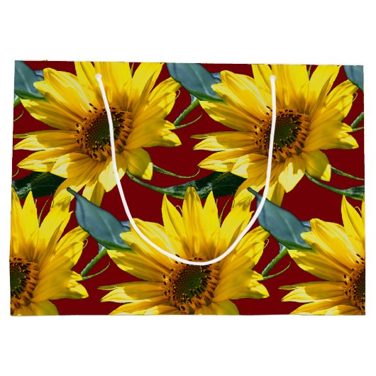 Zonnebloemen Groot Cadeauzakje (Achterkant)