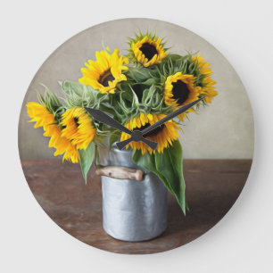 Zonnebloemen Grote Klok