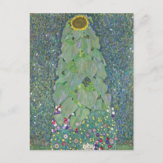 Zonnebloemen | Gustav Klimt Briefkaart (Voorkant)