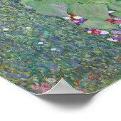 Zonnebloemen | Gustav Klimt Poster (Hoek)