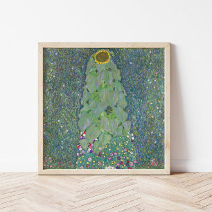 Zonnebloemen   Gustav Klimt Poster