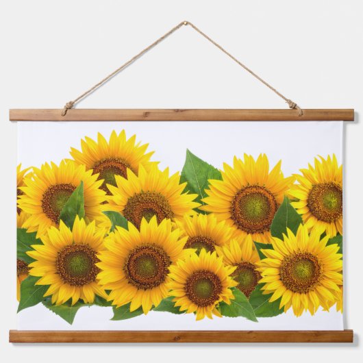 Zonnebloemen Hangend Wandkleed (Voorkant)