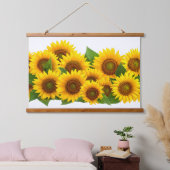 Zonnebloemen Hangend Wandkleed (Slaapkamer)