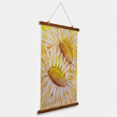 Zonnebloemen Hangend Wandkleed (Gebogen)
