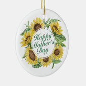 Zonnebloemen Happy Moederdag Floral Ornament (Rechts)