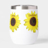 Zonnebloemen Heldere Bloemen Fotografische Botanis (Achterkant)