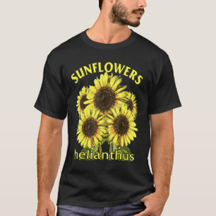 Zonnebloemen Helianthus Zonnebloem Botanisch T-shirt
