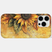 Zonnebloemen Herfst Autumn Leaves Mixed Media Case-Mate iPhone Case (Achterkant (horizontaal))