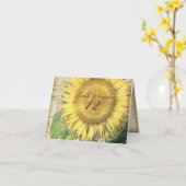  zonnebloemen - herfst herfst huwelijk kaart (Gele Bloem)