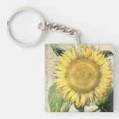 zonnebloemen - herfst herfst huwelijk sleutelhanger (Voorkant)