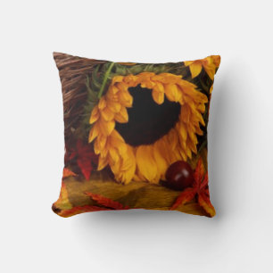 "Zonnebloemen herfstbloemen" Herfst Kussen