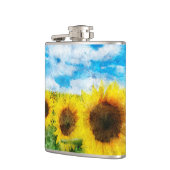 Zonnebloemen Heupfles (Links)