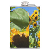 Zonnebloemen Heupfles (Achterkant)