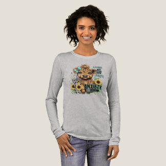 Zonnebloemen hoogland baby koe koffie liefhebbers Tri-Blend shirt