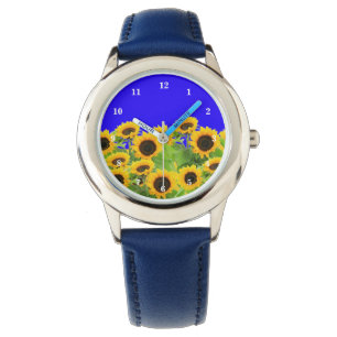 Zonnebloemen horloge