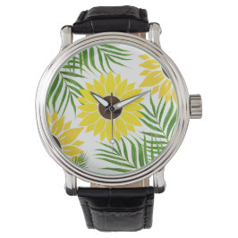 zonnebloemen horloge