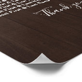 Zonnebloemen Hout Weddenschappen Poster (Hoek)