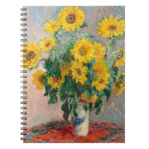  Zonnebloemen Impressionistische Kunst Notitieboek
