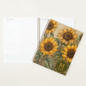 Zonnebloemen in Bloei Planner (Display)