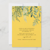 Zonnebloemen in Bloom Rustic Photo Vrijgezellenfee Kaart (Achterkant)