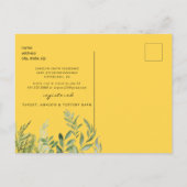 Zonnebloemen in Bloom Rustic Photo Vrijgezellenfee Uitnodiging Briefkaart (Achterkant)