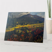 Zonnebloemen in de bergen, door Gary Poling Kaart (Voorkant)