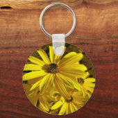 Zonnebloemen in de dierentuin sleutelhanger (Voorkant)
